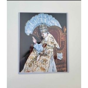 1939 POPE PIUS XII Sedia Gestatoria Photo Stamps 1964 Catholic Religious Vintage